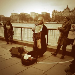 Ann Rossiter, prochoice activist, at a recent My Belly is Mine protest.